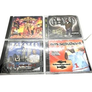 Lot of 4 Sealed CD's No Apologiez, G-MO, Toyster, Emackilent New Nip